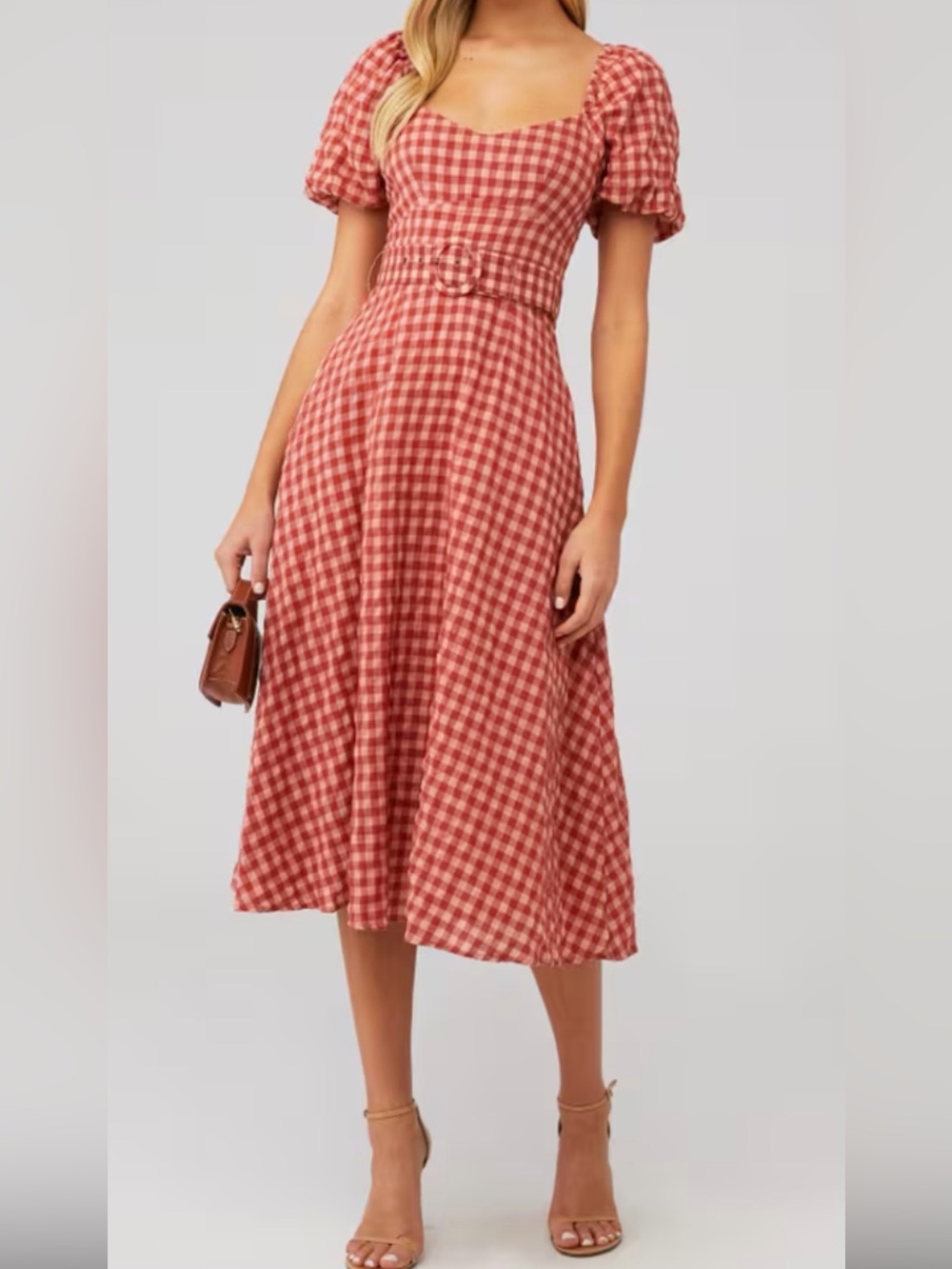 MinkPink Gingham Dress